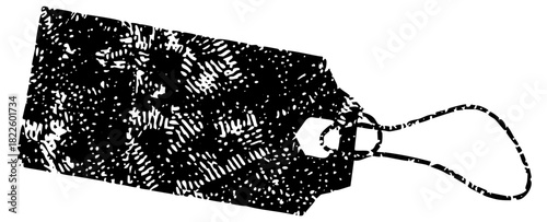 Price tag abstract in retail environment