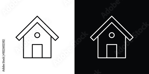 House icons pack set, ready to use vector