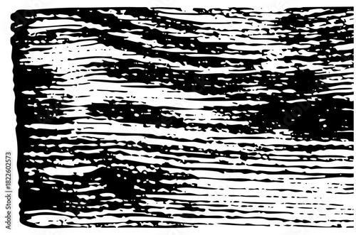 Abstract Waves Illustrate Dynamic Energy in Coastal Scenery