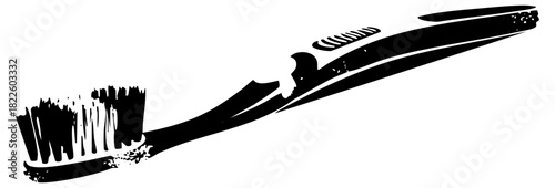 Toothbrush Illustrates Hygiene in Healthcare