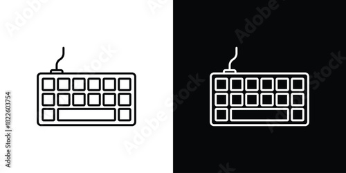 Keyboard icons pack set, ready to use vector