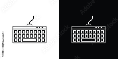 Keyboard icons pack set, ready to use vector