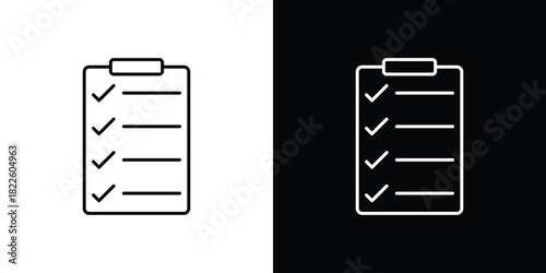 List icons pack set, ready to use vector