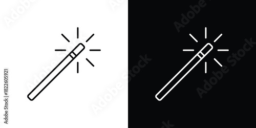 Magic icons pack set, ready to use vector