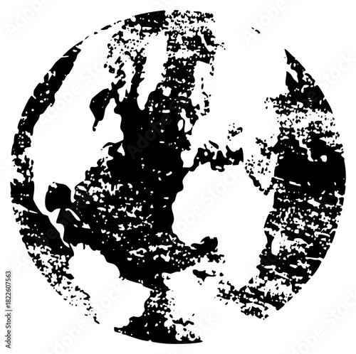 Globe illustrates decay in environmental studies