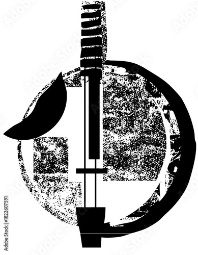 Microscope examines specimen in laboratory research
