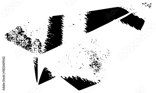 Abstract Face Deconstructs Modernism in Graphic Design