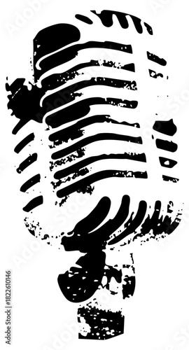 Microphone Illustrates Performance in Music