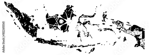 Indonesia Map Illustrates Geography in Southeast Asia