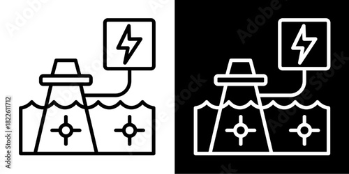 Tidal  Icon Set White Mix Style Collection