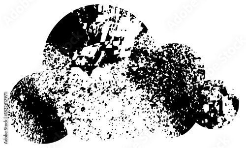 Grunge texture abstract decay in digital design