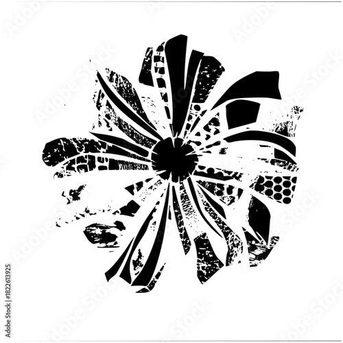 burst explores texture in abstract design