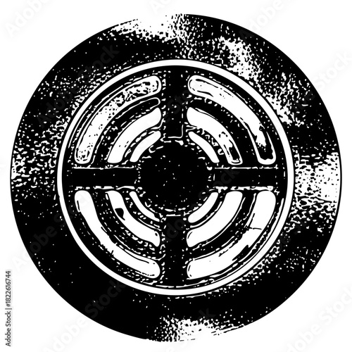 Steering wheel radial symmetry for automotive design