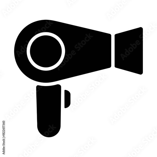 hair dryer glyph icon