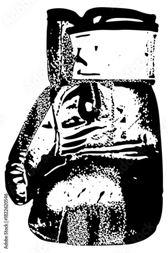 Robot machinery in a factory