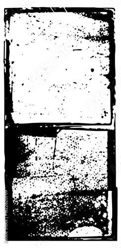 Window overlooks texture with distressed edges