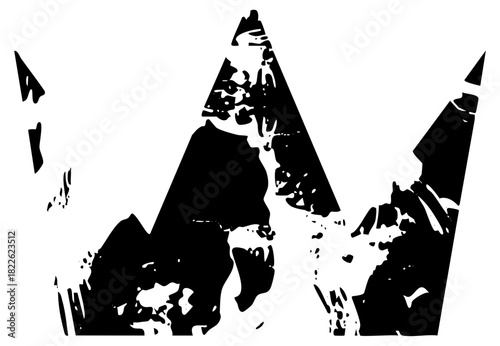 Mountains rise dramatically in jagged peaks