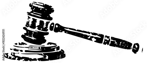 Gavel strikes in legal proceedings