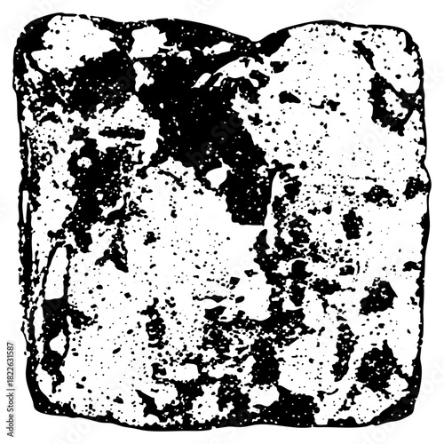 Grunge texture decay within abstract design