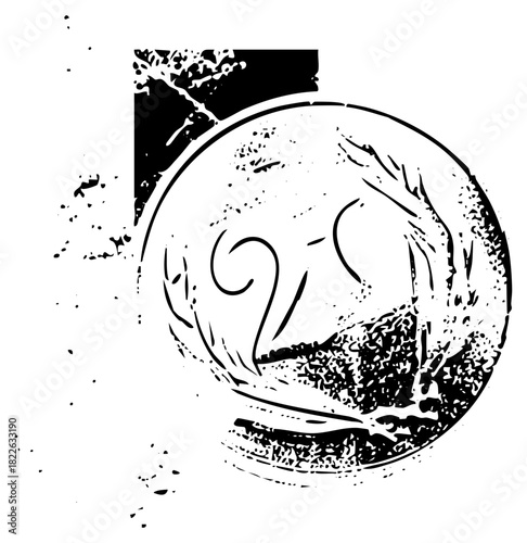 Crystal ball predicts future in dark setting