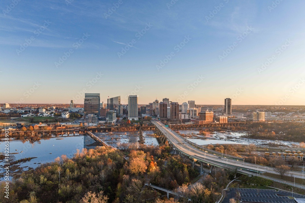 Fototapeta premium Richmond, Virginia downtown