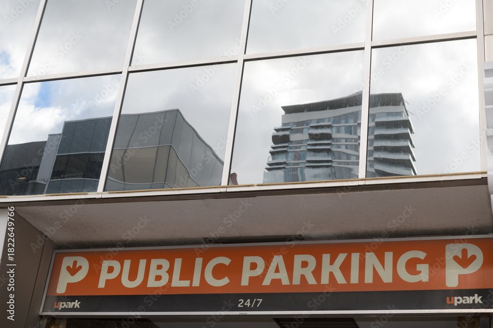 Fototapeta premium Upark at Dunfield and Eglinton Av E, Toronto