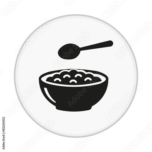 Oatmeal Bowl Icon