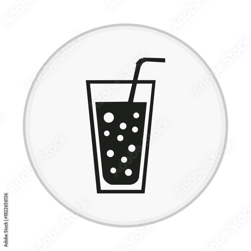 Drink with Straw Icon