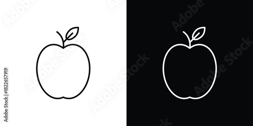 Apple icons Vector Logo Template Illustration Design
