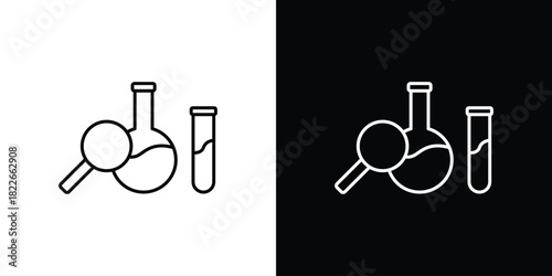 Chemistry icons Vector Logo Template Illustration Design