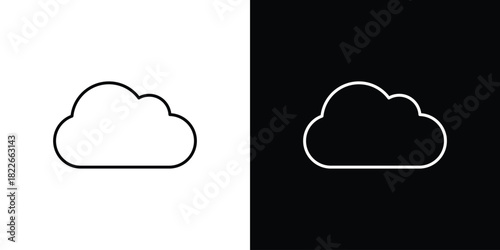 Cloud icons Vector Logo Template Illustration Design