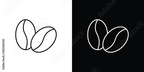 Coffee Bean icons Vector Logo Template Illustration Design