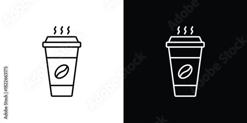 coffee cup icons Vector Logo Template Illustration Design