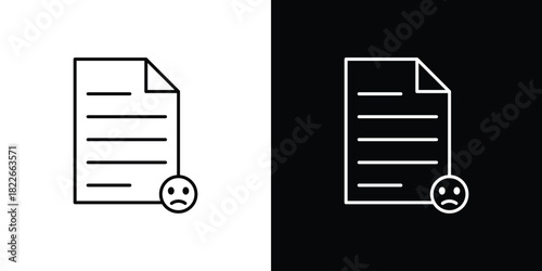 Complaint icons Vector Logo Template Illustration Design