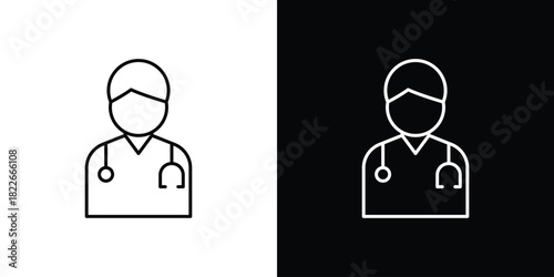 Doctor icons Vector Logo Template Illustration Design