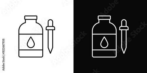 Essential oils icons Vector Logo Template Illustration Design