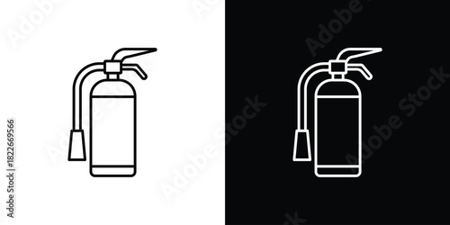Fire extinguisher icons Vector Logo Template Illustration Design