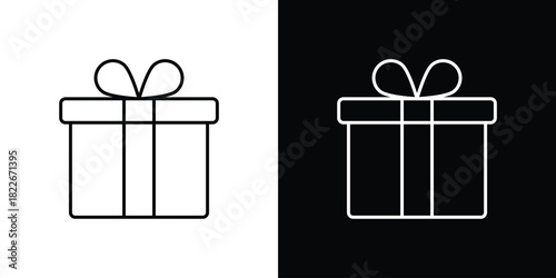Gift box icons Vector Logo Template Illustration Design