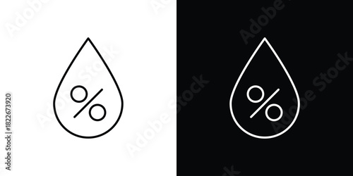 Humidity icons Vector Logo Template Illustration Design