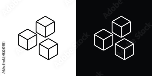 Ice icons Vector Logo Template Illustration Design