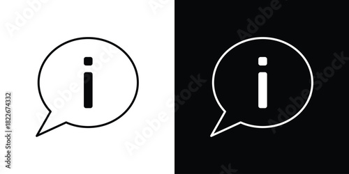 Info icons Vector Logo Template Illustration Design