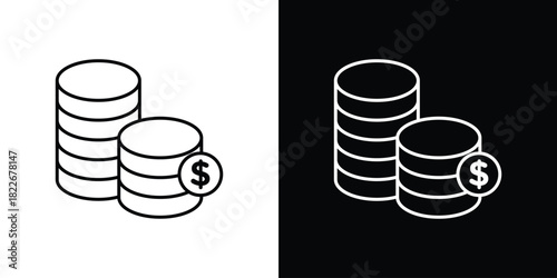 Money icons Vector Logo Template Illustration Design