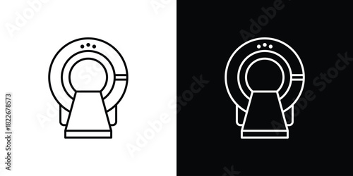 MRI icons Vector Logo Template Illustration Design