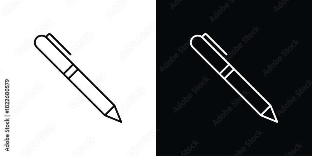 Obraz premium Pen icons Vector Logo Template Illustration Design