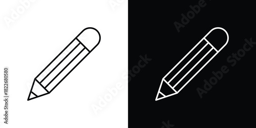 Pencil icons Vector Logo Template Illustration Design