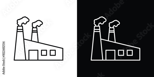 Pollution icons Vector Logo Template Illustration Design