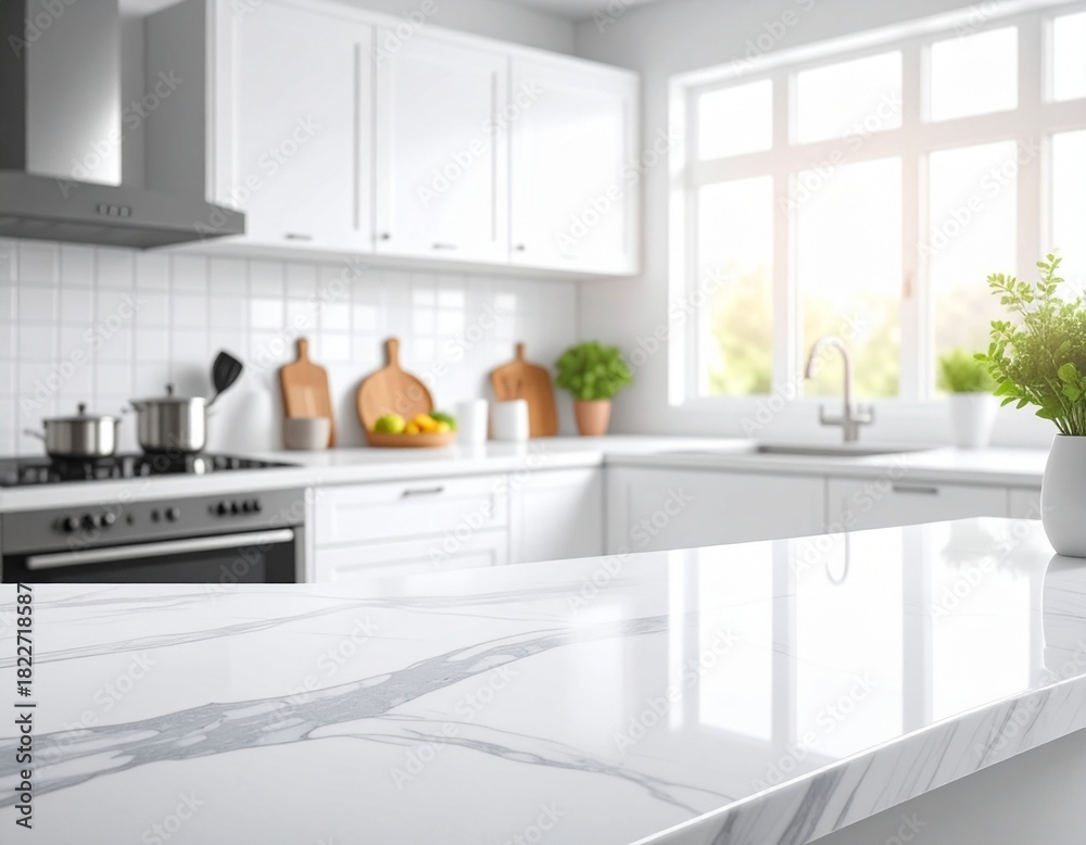 Fototapeta premium Mixing Bowl Moment Captured on White