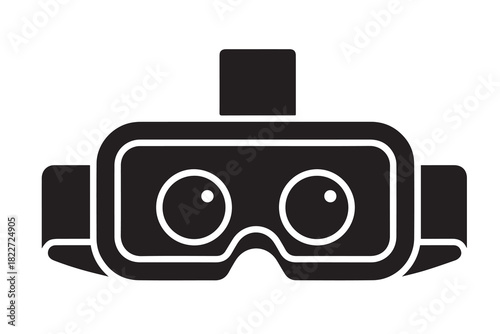 Virtual Reality Goggles Vector Icon