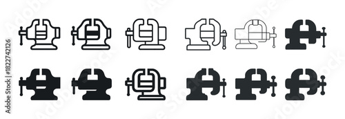 Various styles of vice icons in different formats and designs