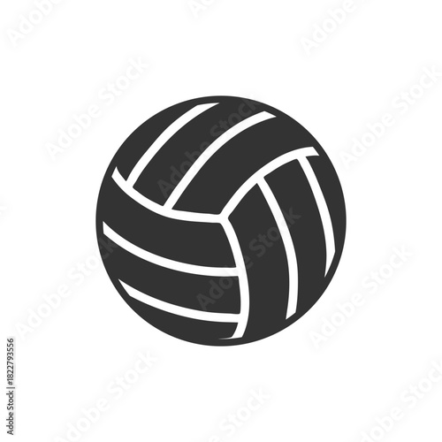 Volleyball icon. The icon can be used for websites ui, print templates, presentation templates